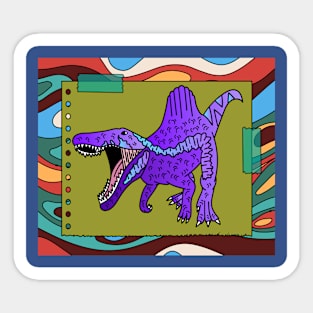 ColorfulDinosaur KidsDinos Sticker